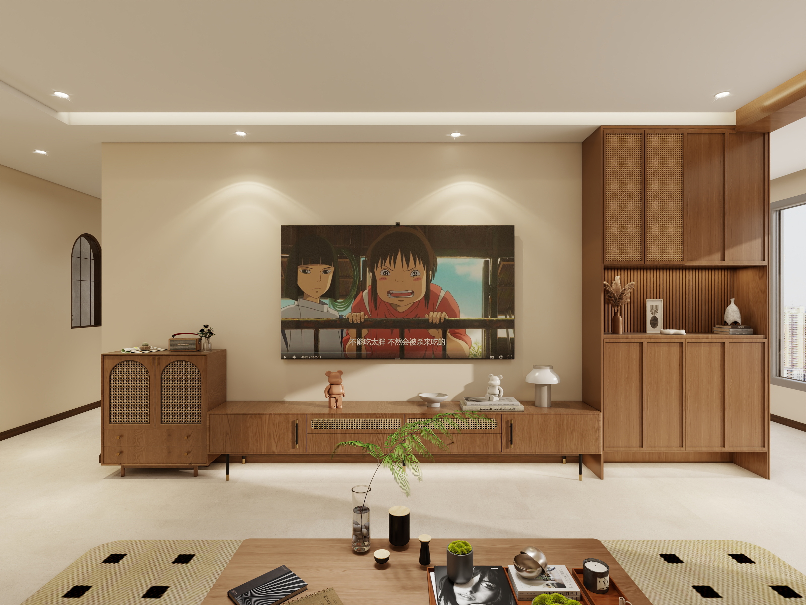 艺雅丽-121平中古风装修效果图