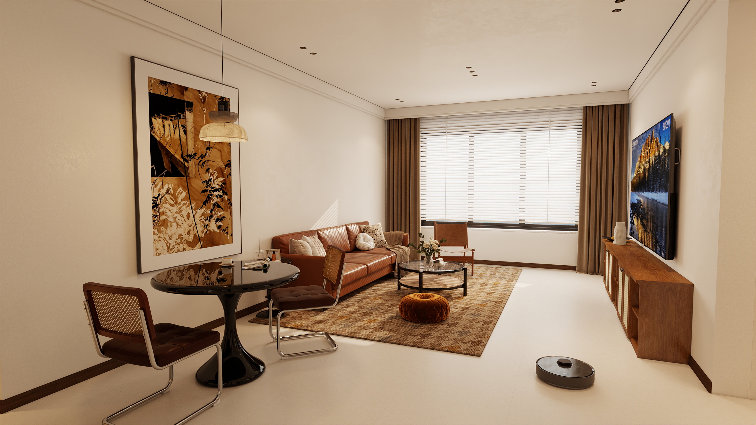 索菲尼洛吊顶博西尼全屋定制-公园尚城125-装修设计方案