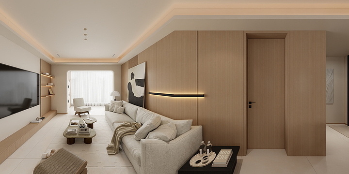 全案设计丨徐月坤-原木风格-装修设计方案