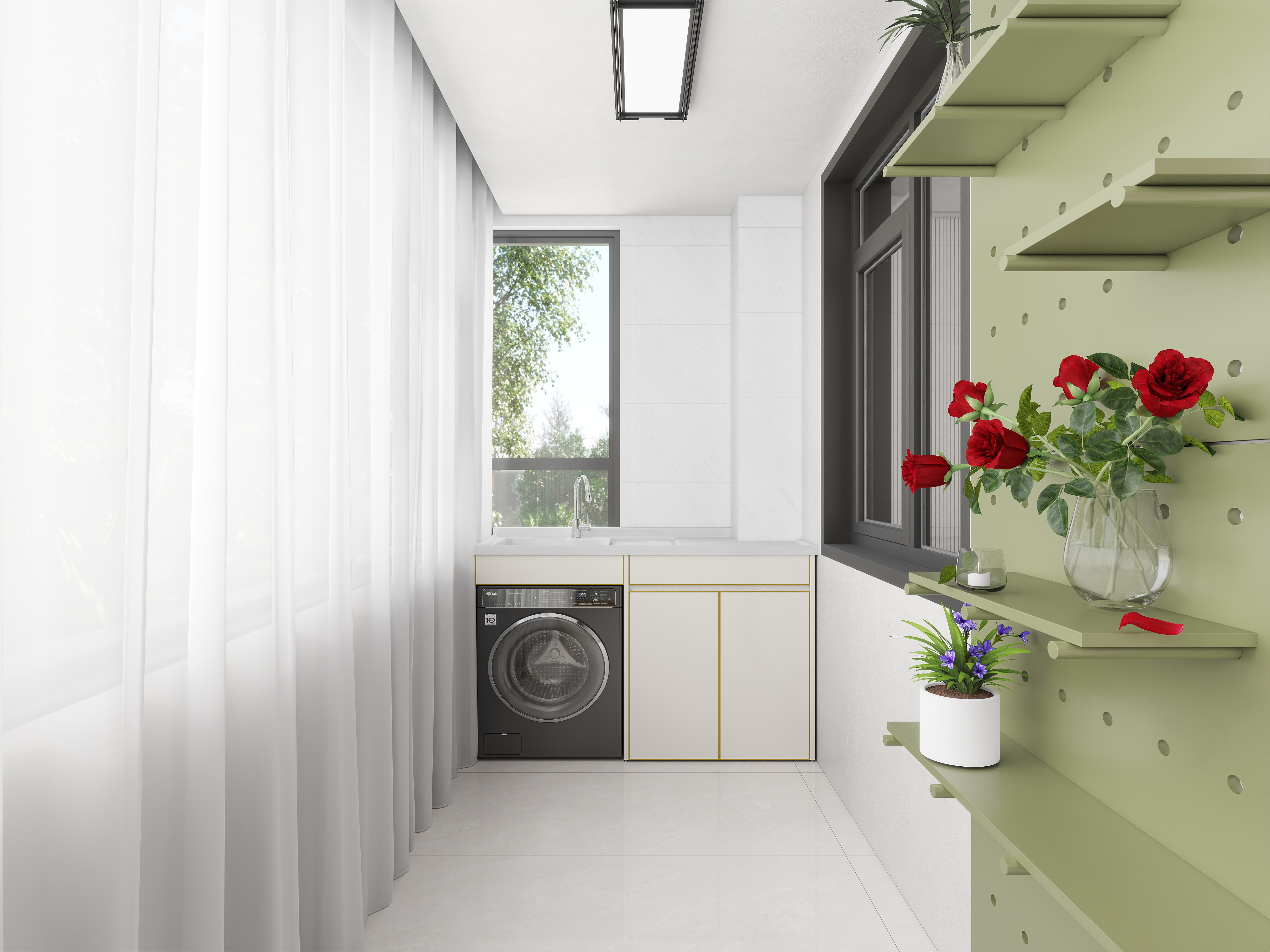 艺雅丽-135平现代简约 装修效果图