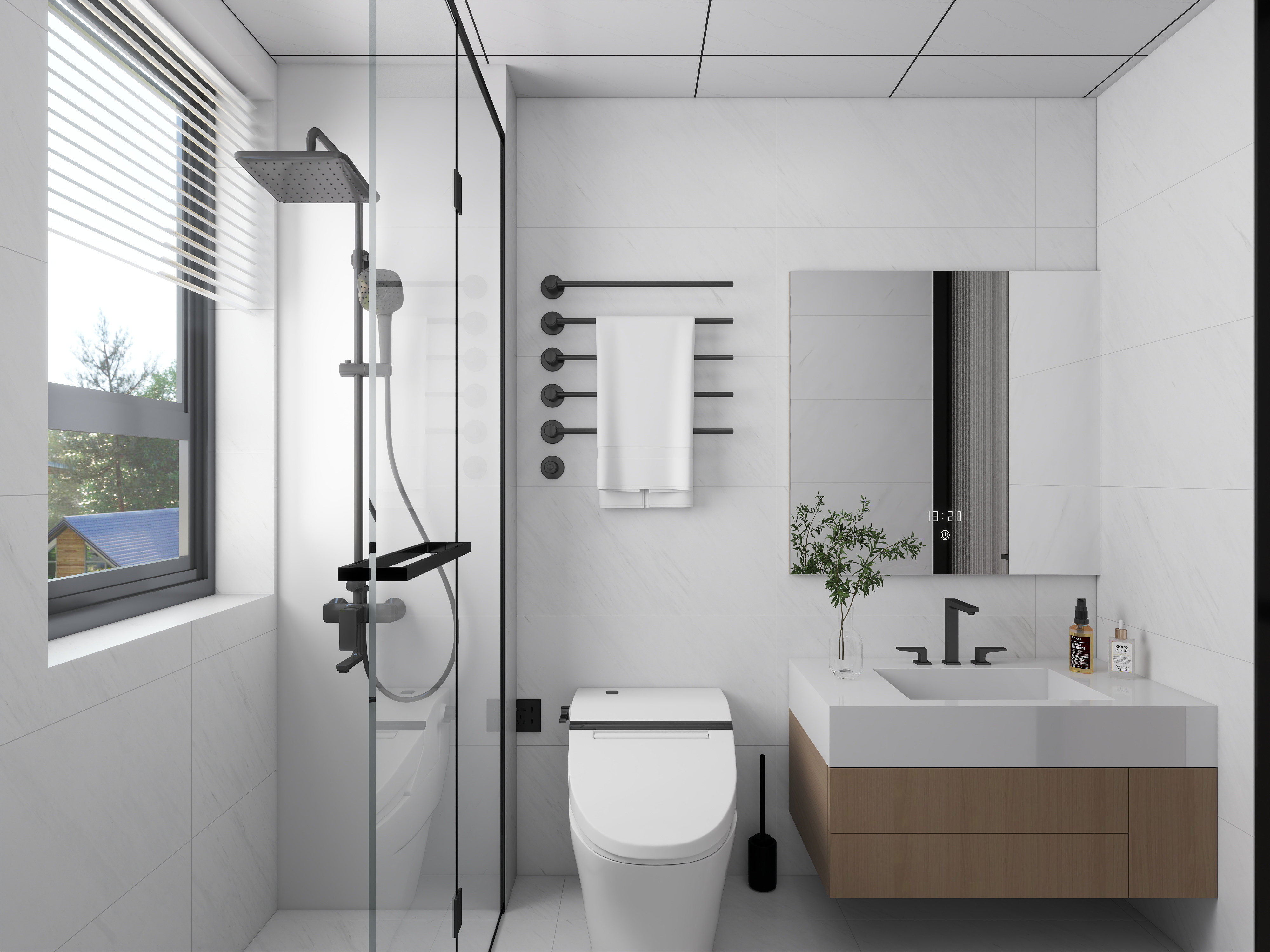 艺雅丽-135平现代简约 装修效果图