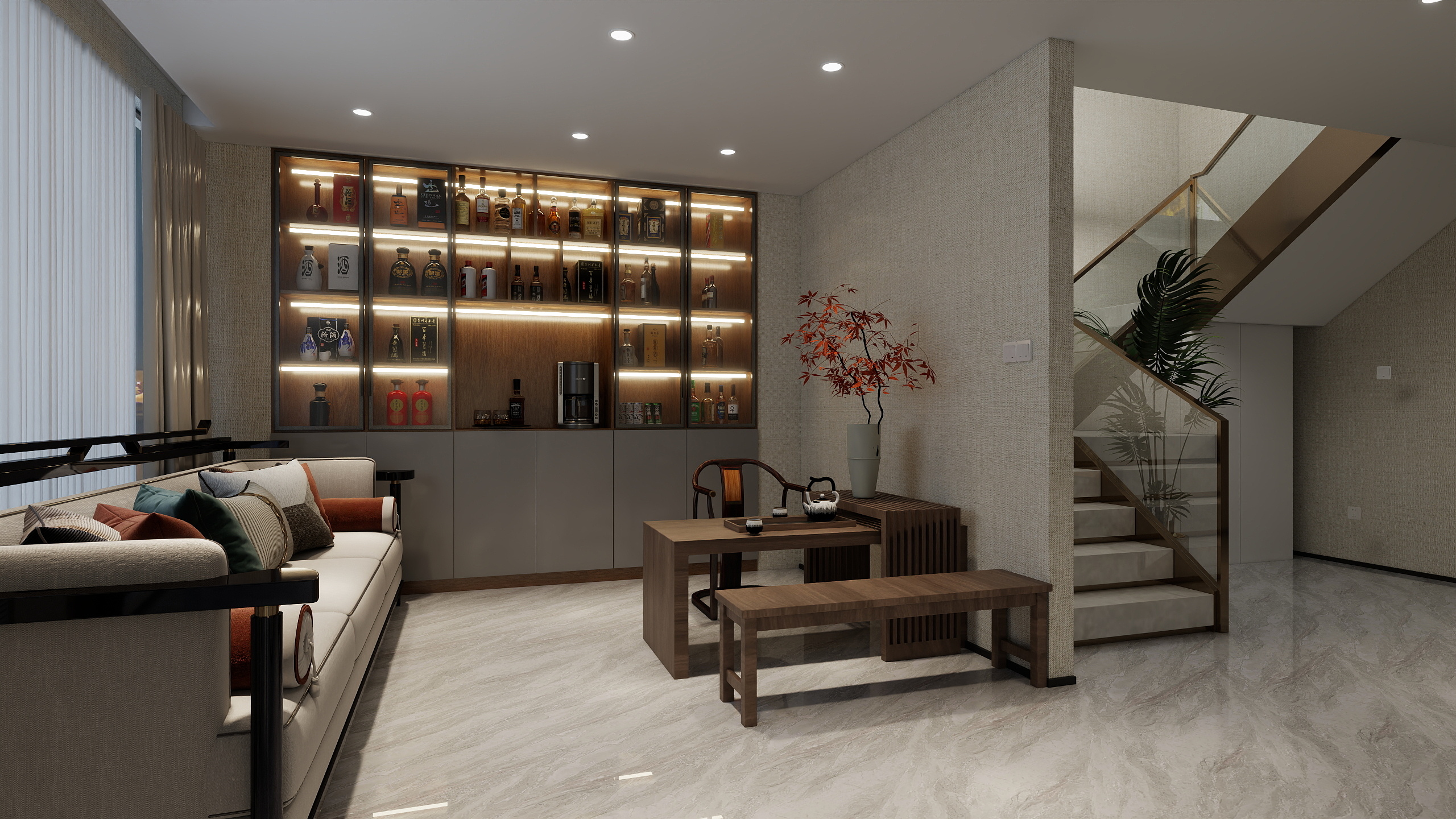 星夜庭院-和苑会所-一层-装修设计方案