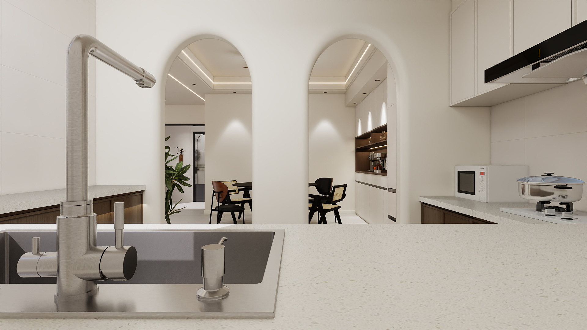 10拾柒-田园144㎡1室装修效果图