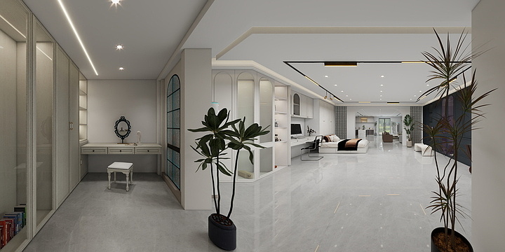 梁海燕-柜子展厅-装修设计方案