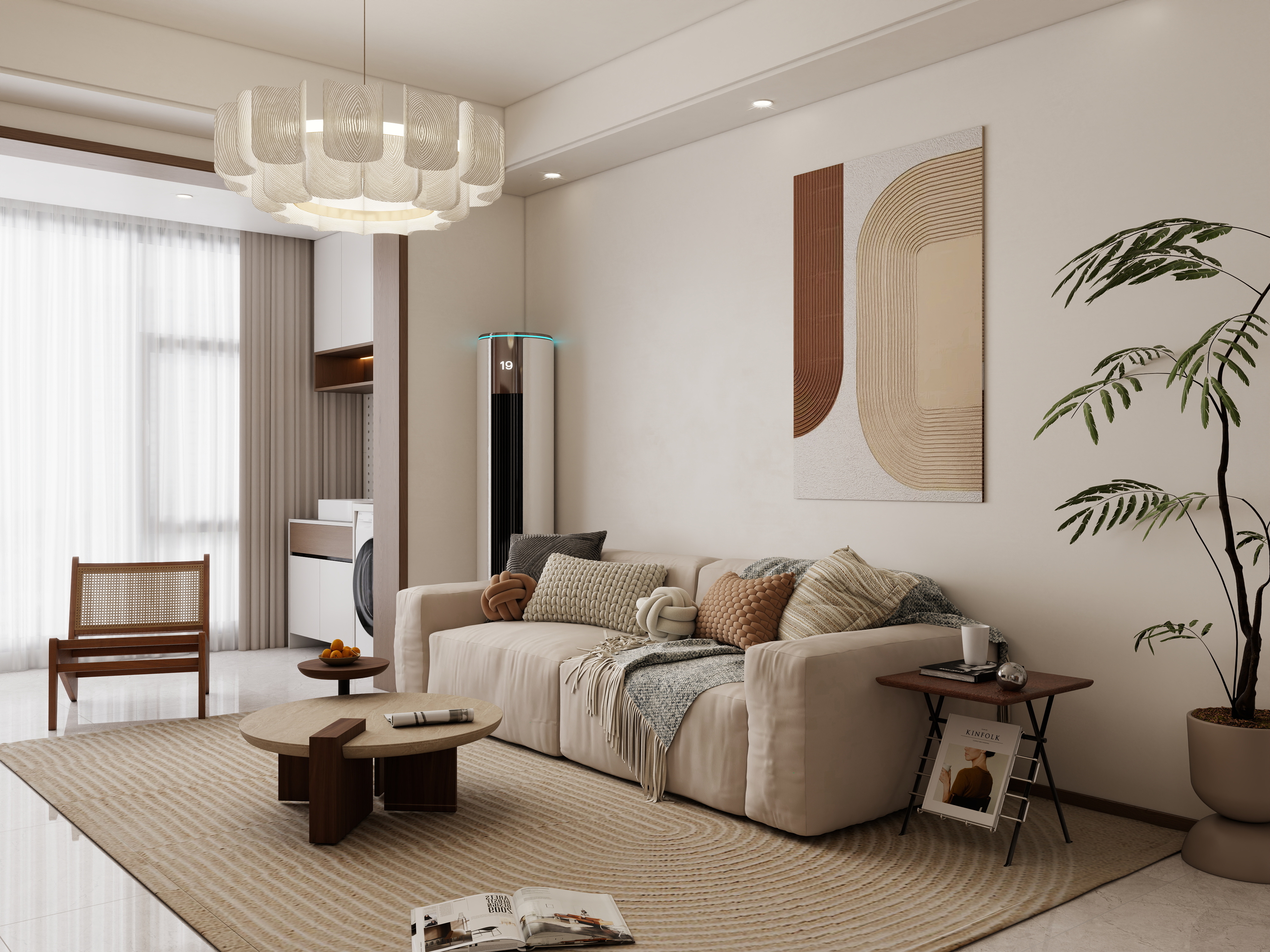 庄育霖-丽景雅苑96平现代3室装修效果图